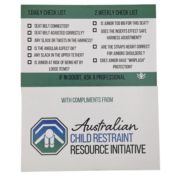 ACRI Check List Cards