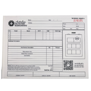 ACRI A5 Receipt / Record Book