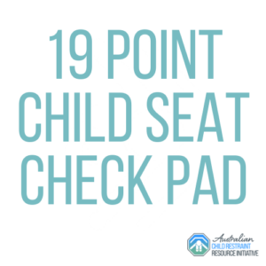 19 Point Child Seat Check Pad